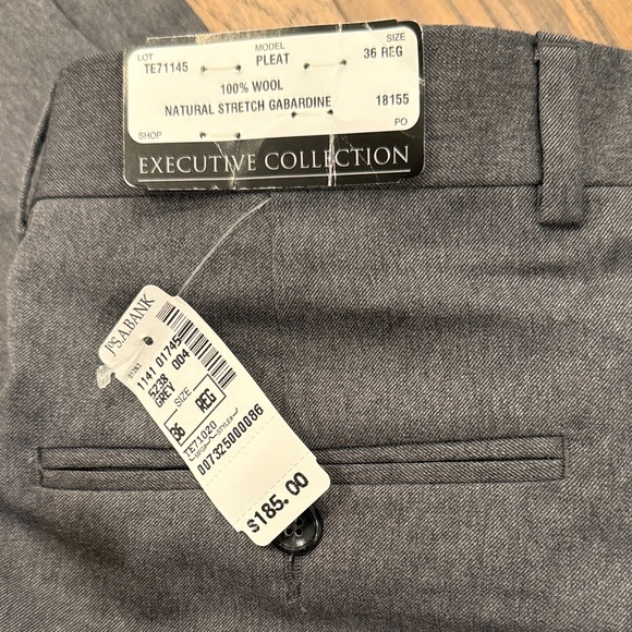 Jos. A. Bank Gray Men's Dress Pants - Picture 4 of 4